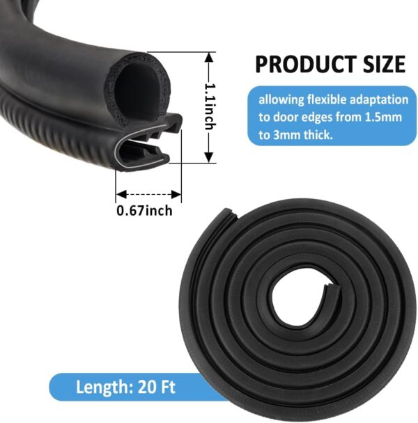 20Ft Car Door Seal Strip - Image 3