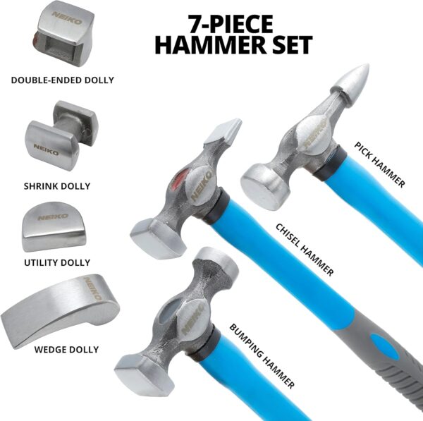 Neiko 20730A Auto Body Repair Hammer - Image 2