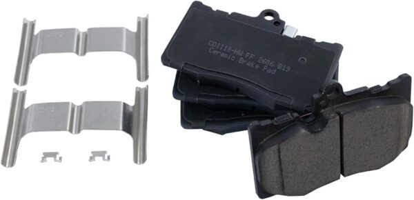 TRQ Front Ceramic Brake Pad & Rotor Kit - Image 2