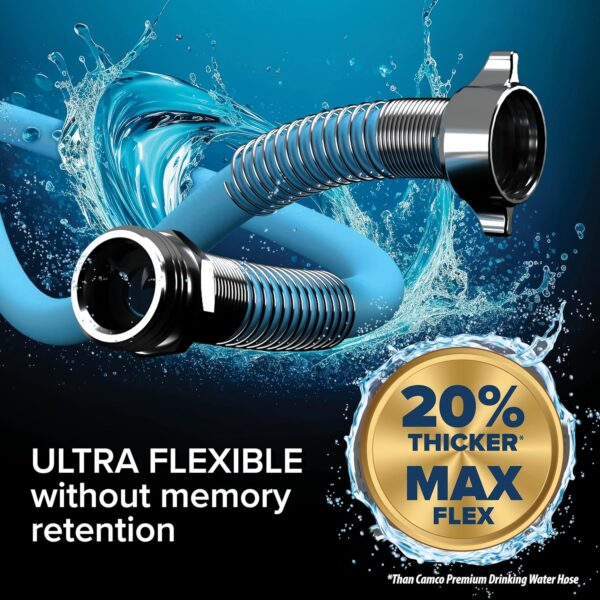 Camco EvoFlex 35-Ft Water Hose - RV Drinking Water Hose Contains No Lead - Image 2