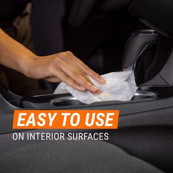 Armor All Car Cleaning Wipes, Wipes for Car Interior and Car Exterior, 90 Wipes Each - Image 2