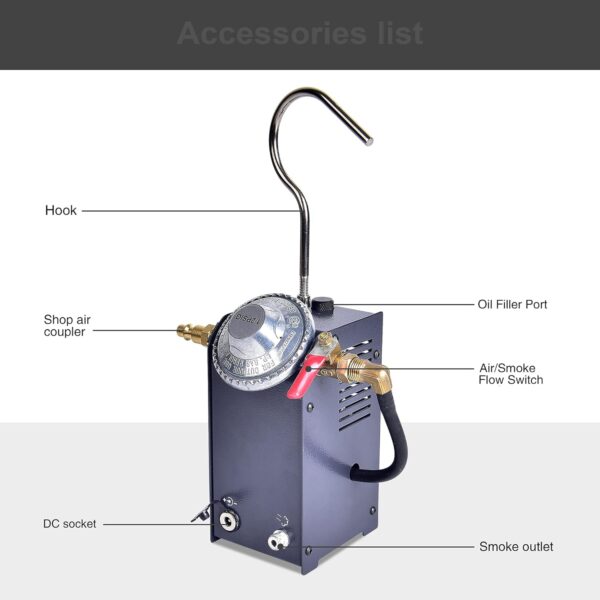 AA009 Car Fuel Leak Detectors, Diagnostic, Automotive Fuel Pipe System Leak Tester - Image 2
