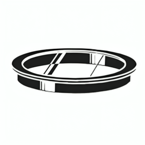 Kichler 4.75" Accessory Lens in Black, 9534BK