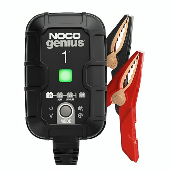 NOCO GENIUS1, 1A Smart Car Battery Charger, 6V and 12V Automotive Charger