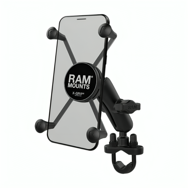 RAM Mounts X-Grip Large Phone Mount with Handlebar U-Bolt Base RAM-B-149Z-A-UN10U