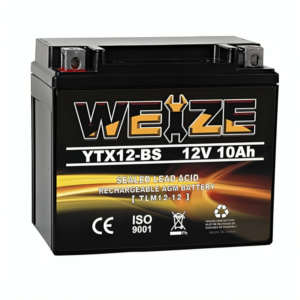 Weize YTX12-BS Motorcycle Battery High Performance