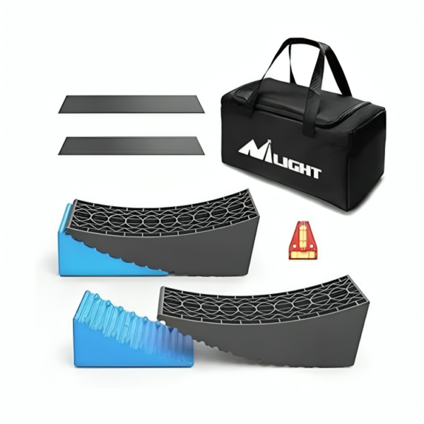 Nilight RV Leveler - 2 Pack Camper Leveling Blocks Ramp Support Dual Axles