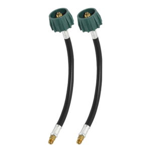 Flame King E12INPT-X2 2-Pack 12-inch Pigtail Hose Connectors for RV