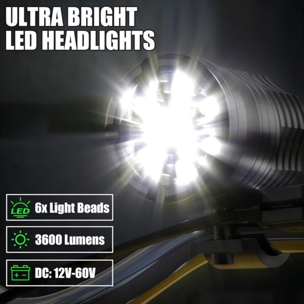Motorcycle Driving Lights 12-60V 40W 3600LM LED Fog Lights - Image 2