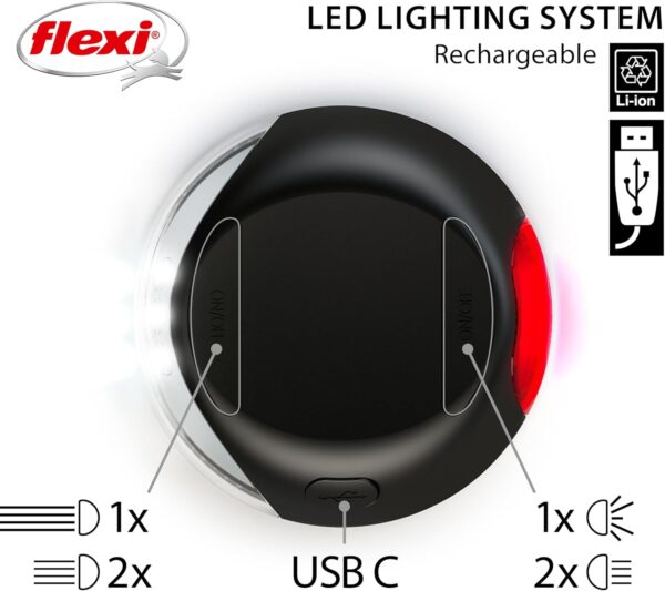 FLEXI LED Lighting System For Flexi Retractable Leashes With Rechargeable Batteries - Image 2